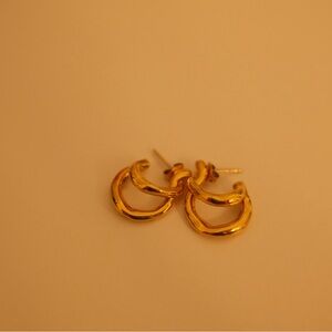 Missoma Chic Gold-Tone Hoop Earrings